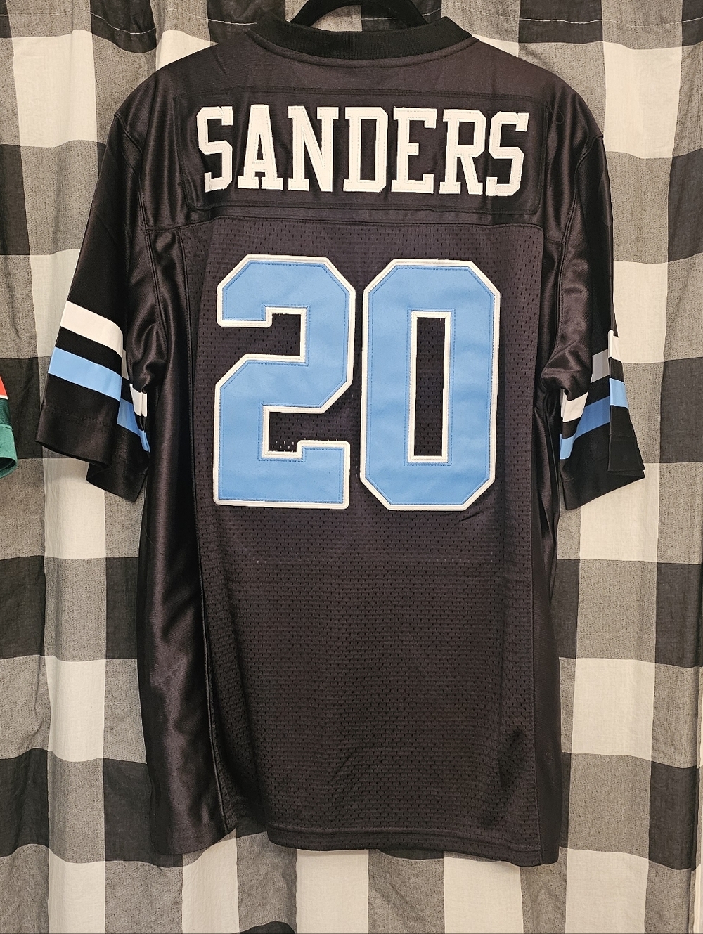 Detroit Lions Barry Sanders #20 NFL Men's Black  Jersey
